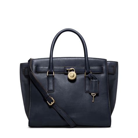 hamilton traveler large leather satchel michael kors|Michael Kors bag with lock.